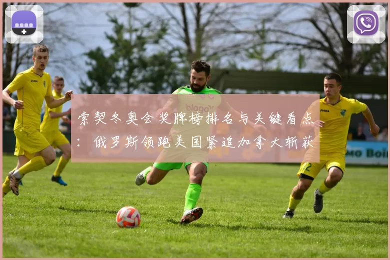 索契冬奥会奖牌榜排名与关键看点:俄罗斯领跑美国紧追加拿大斩获多牌